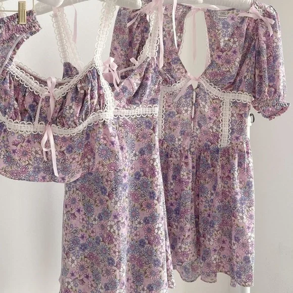 FOR LOVE & LEMONS Willow Floral Dress - Picture 2 of 7